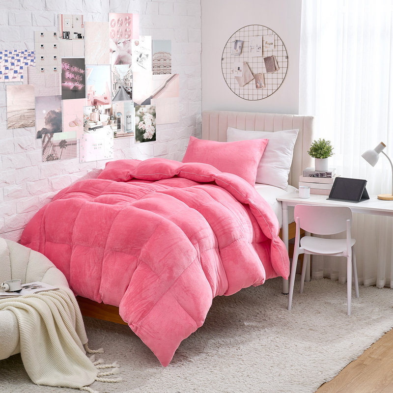 Boi He Thick - Coma Inducer® Comforter Set - Pink Lemonade, Twin XL Comforter + 1 Queen Sham