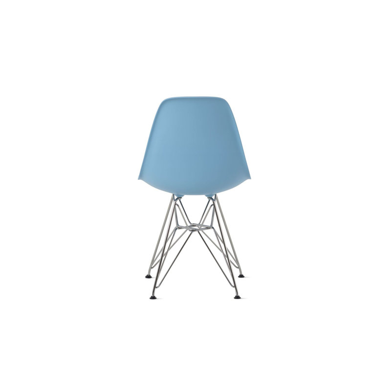 Chaise en plastique Alaska, Bleu pastel
