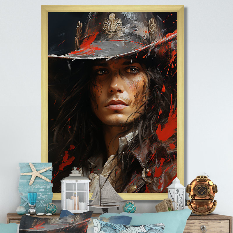 Buccaneer Rogues Reflections II sur impression sur toile, H 32 po x l 24 po x P 1 po, Encadrement doré