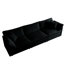 Canapé modulaire haut rembourré en chenille noire pour une couleur élégante - réversible et rembourrage épais-623725952-623725955