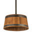 Whiskey Barrel 3 - Light Pendant