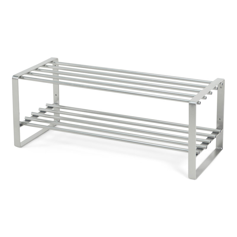 8 Pair Shoe Rack, Nickle