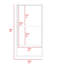 Armoire à pharmacie, une tablette externe, miroir à une porte et deux tablettes internes - gris clair-2004640684