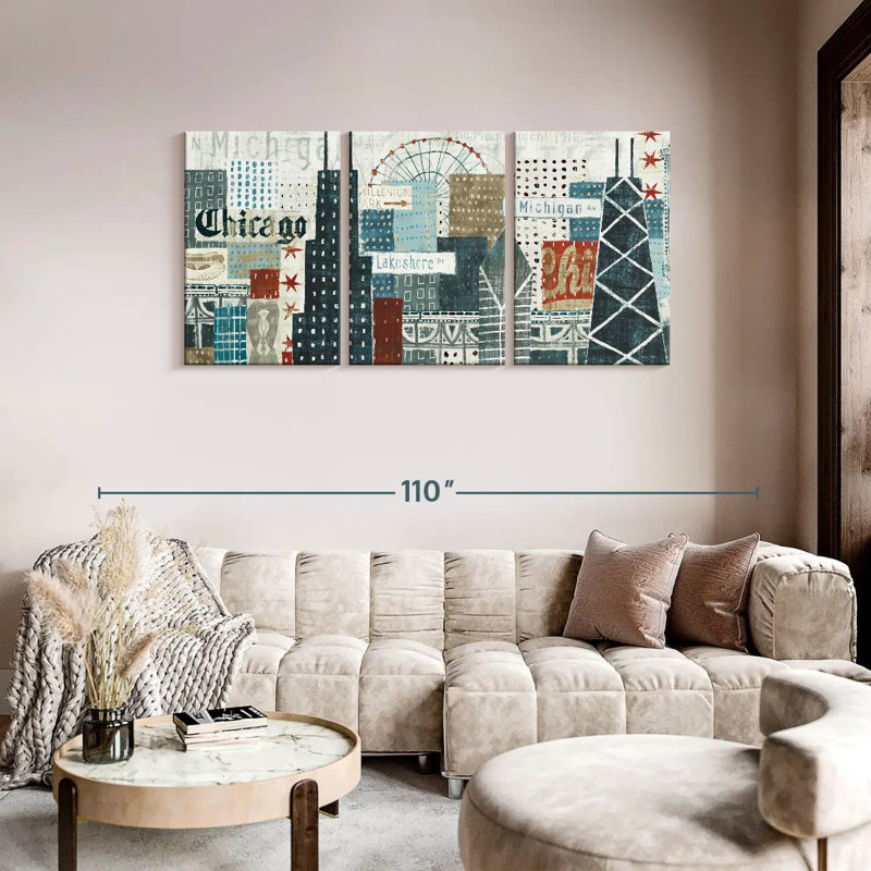Senne Hey Chicago, H 39 po x l 80 po
