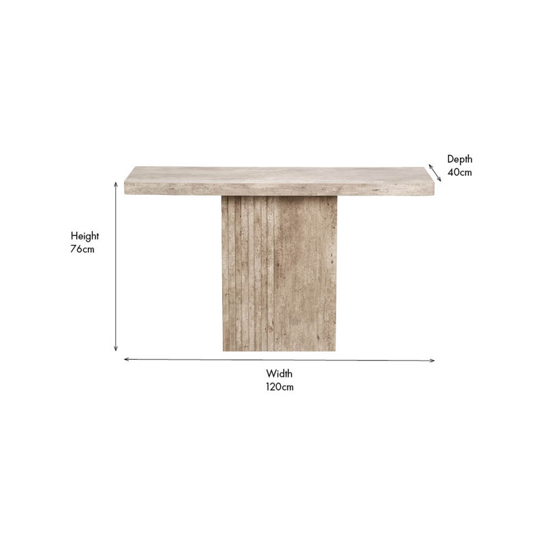 Eliam 120cm Console Table