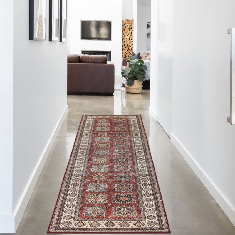 Tapis en chenille Wyine & Ash Minot, Tapis de couloir 2 pi x 6 pi
