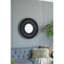 Miroir à thème neutre 31,5 po x 1,2 po x 31,5 po avec cadre en fer doré
