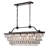 Avaleah 4 - Light Kitchen Island Tiered Pendant with Crystal Accents-893861336
