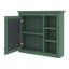 Pharmacie murale moderne 30 "x 28" avec miroir et 3 tablettes ouvertes-1422561266