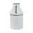 Decorative Metal Iron Vase with Ribbed Base and Side Handles - Vintage-Inspired Cylindrical Silhouette for Eye-Catching Display and Timeless Accent Decor-1500396970