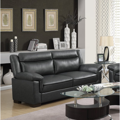 Zooey 78.5'' Faux Leather Sofa