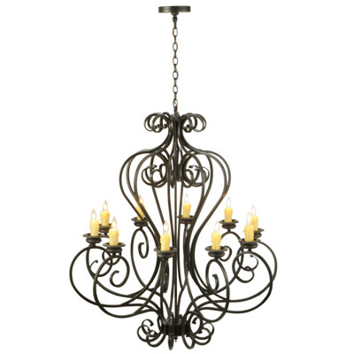 Janeesha 10 - Light Dimmable Empire Chandelier