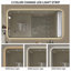 Miroir mural 48 * 24 "noir