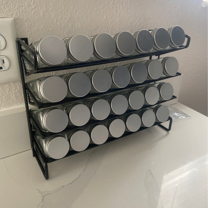 SpaceAid Étagère à épices Avec 32 Pots à épices, 386