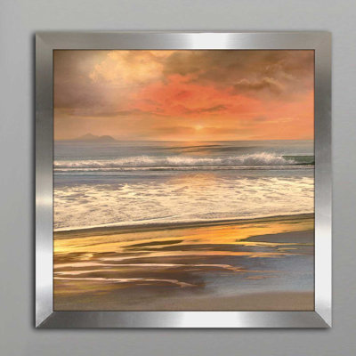 «Day's End», reproduction de peinture acrylique encadrée