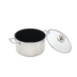 Swiss Diamond Prestige Stainless Steel Round Dutch Oven