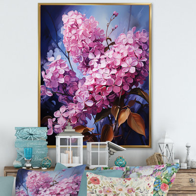 «Serenity Lilac Magic I» sur toile
