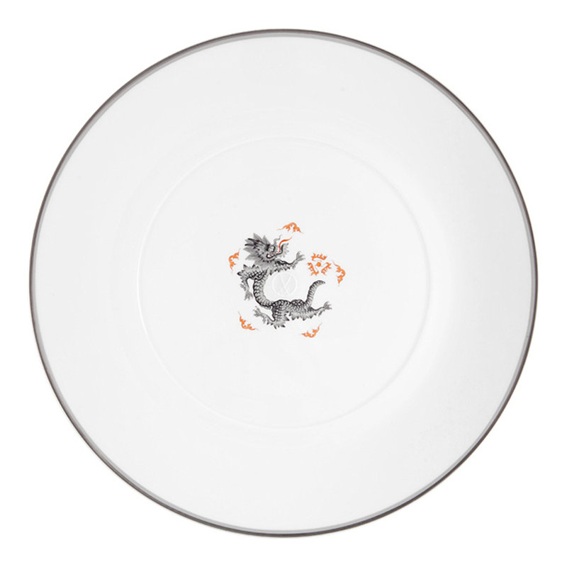 Assiette plate 12 po dragon Ming