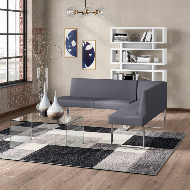 Gray Faux Leather