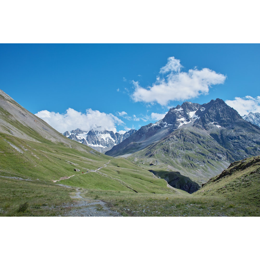 Panorama eines Berges in den Alpen