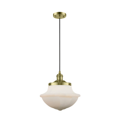 Luminaire suspendu 1 lumière Blown