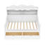 Lit de jour simple rétro avec deux tiroirs de rangement et tablettes de tête de lit Retro-1660123736