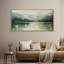 «Abstract Landscape Mountain Lake Impressionist Nature Scene», reproduction encadrée-96074498-111568058