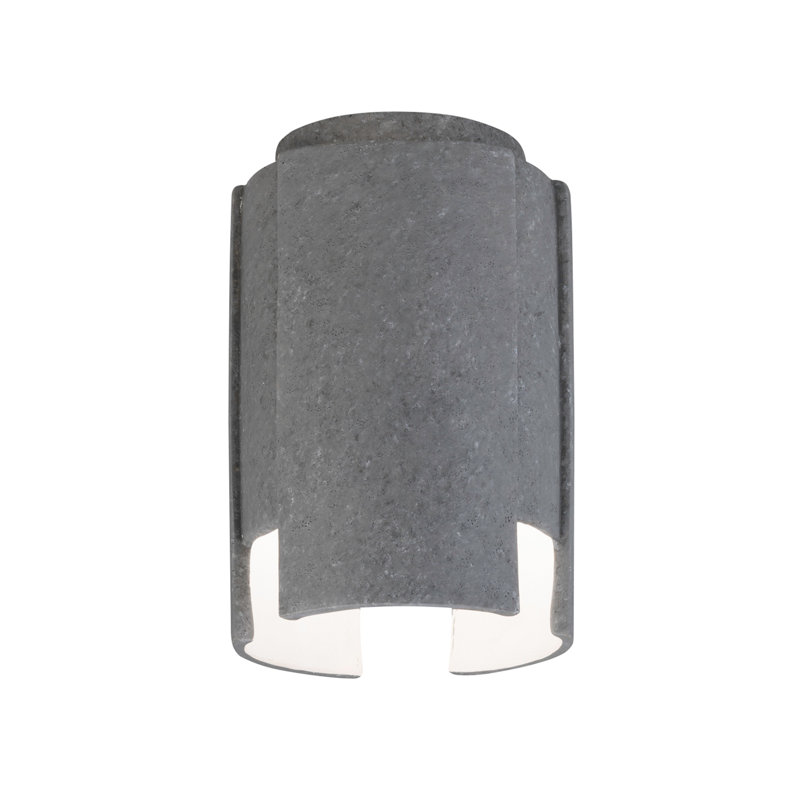 Plafonnier encastré d'extérieur 1 ampoule Breagha, Béton, LED (Integrated)