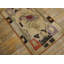 1930s Antique Wool Hooked Small Scatter Size Ivory American Rug