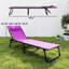 2 chaises longues pliantes pour piscine