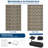 Outdoor Rug Modern Geometric Outdoor Door Mat Woven Plastic, Low Pile, Durable & Easy Care Rug for Patio, Deck, or Garden, Portable Carpet-1366247016-1366247023