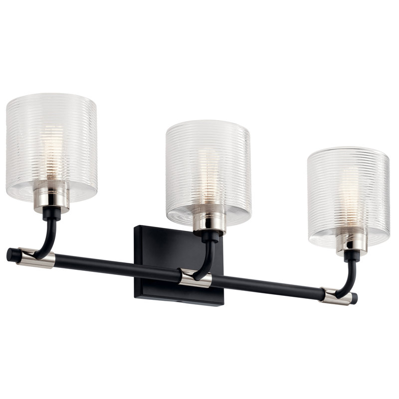 Harvan 3 - Light Dimmable Vanity Light, Black