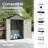 Everett Outdoor 6 ft. W x 3 ft. D Plastic Storage Shed