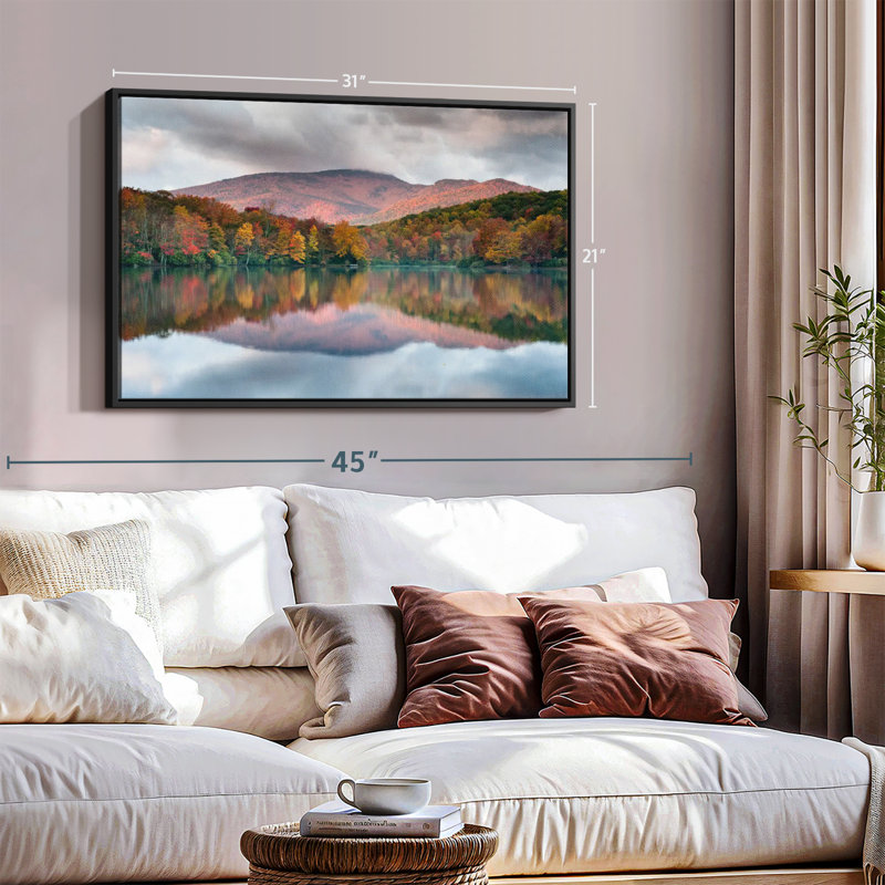 Impression sur toile Freidin Blue Ridge Parkway, H 21 po x l 31 po