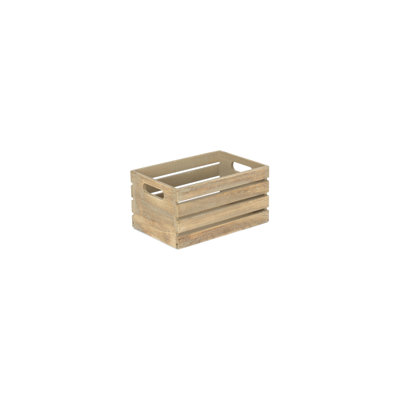 Schulen Wood effect Storage Crate