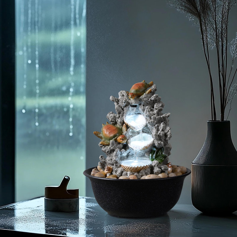 Fontaine d'intérieur pour table avec lumière DEL