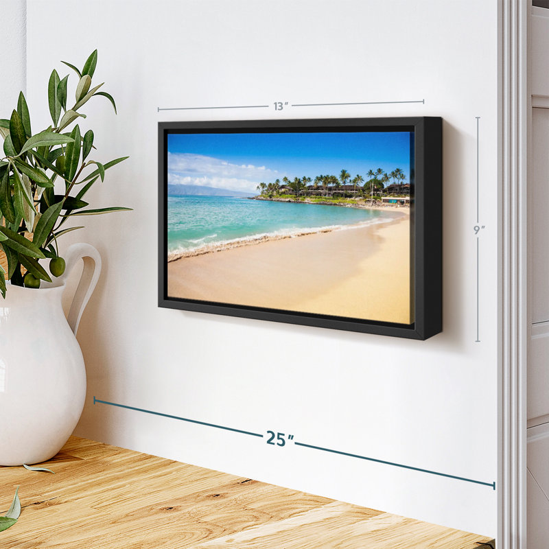 Impression sur toile Napili Bay Paradise, H 9 po x l 13 po