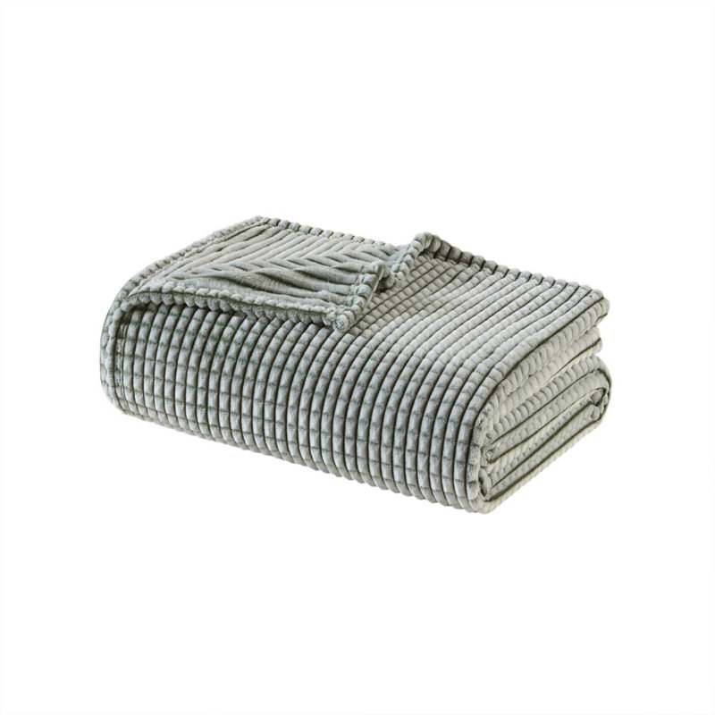 1 couverture pour lit simple vert PCS, Vert, Lit simple