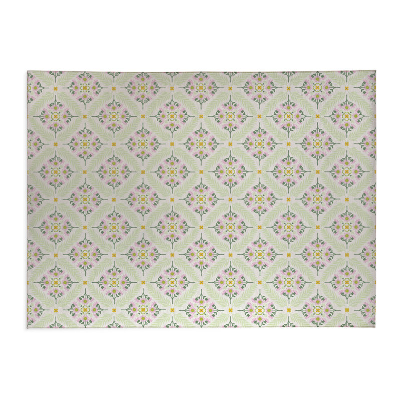 Jonsson Indoor Non-Slip Area Rug, Rectangle 2' x 3'