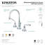 Robinet de salle de bain espacé Kingston-11174892