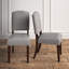 Chaise d'appoint rembourrée en velours Bryn-576159677