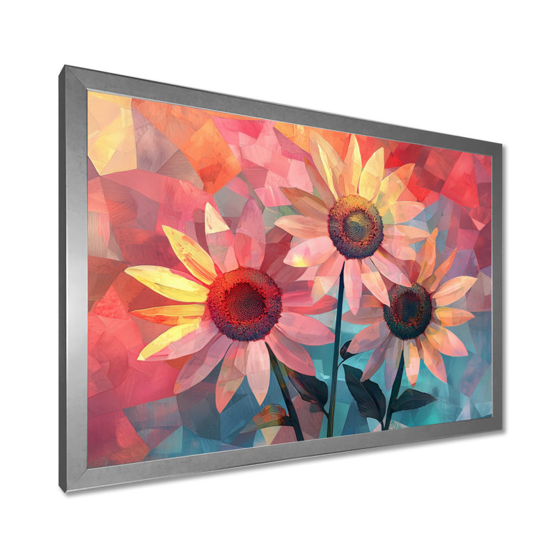 Ifsa - Floral Wall Art, Reproduction encadrée d'une seule photo, Argent argent, H 12 po x l 20 po