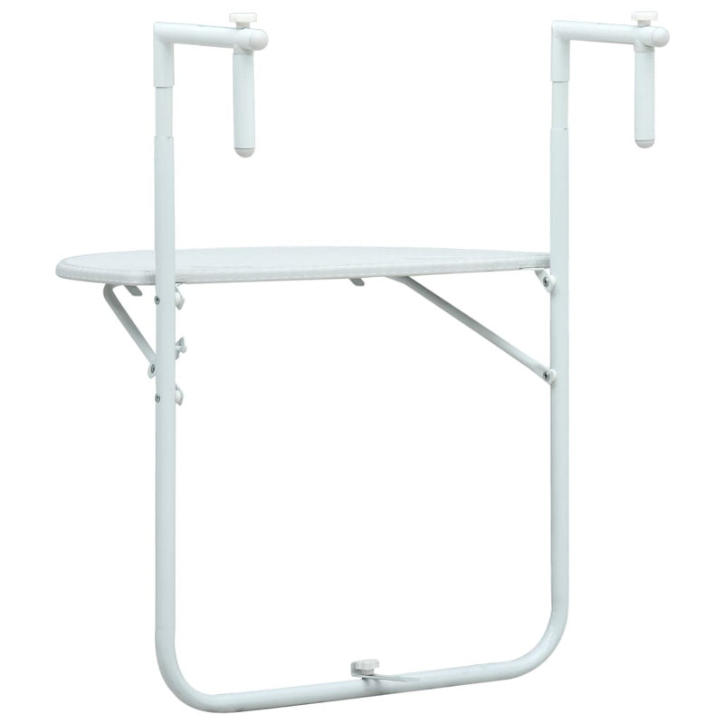 Tisdall Folding Outdoor Balcony Table , 60cm cm W 64cm cm D