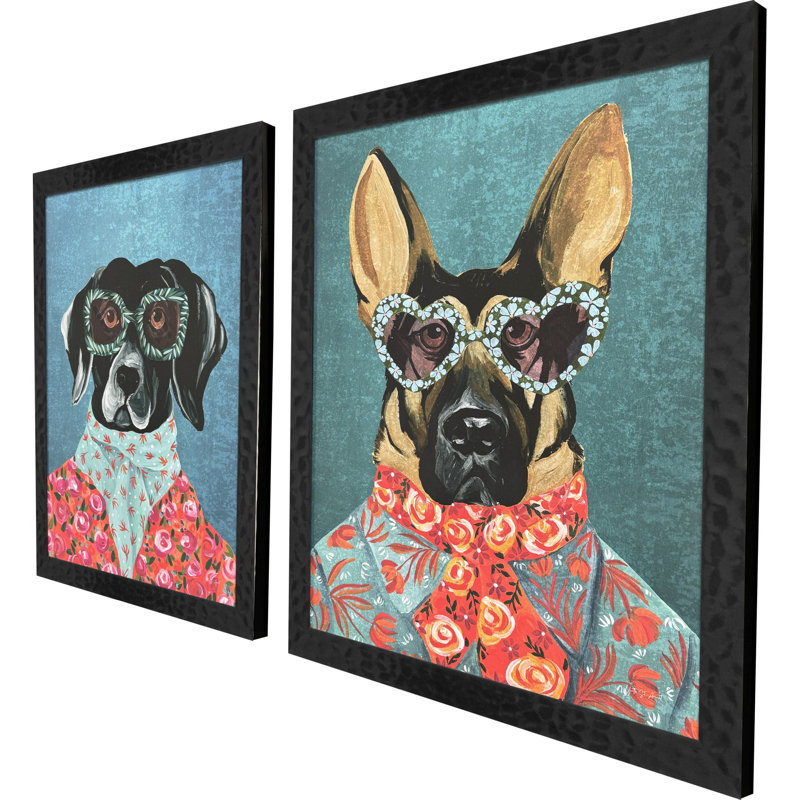 «Whimsy Dog I», art encadré
