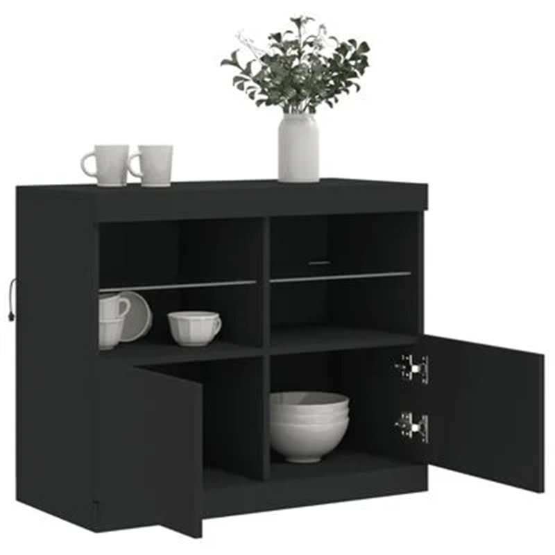 81cm Sideboard, Black