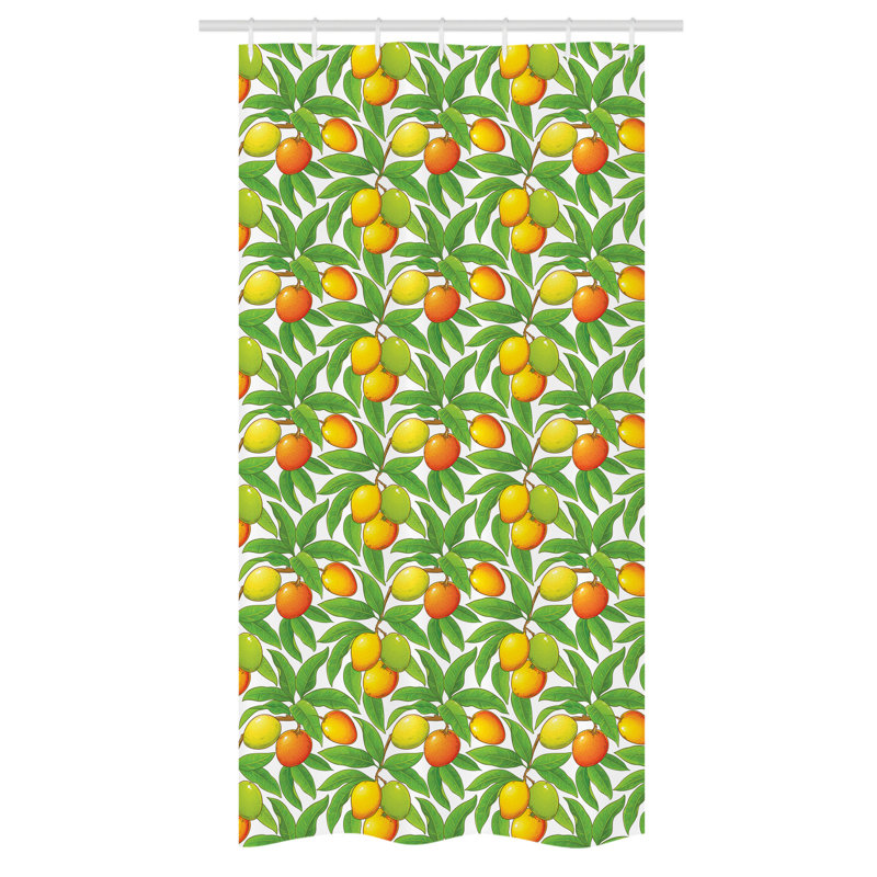 Shower Curtain with Hooks Included, 72" H x 36" W