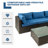 Wicker 4 - Person Patio Conversation Set with Cushions
