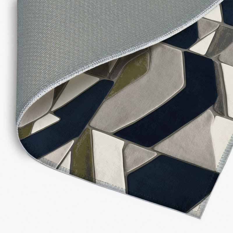 Cosmic Flares Indoor And Outdoor Area Rug, Rectangle 5' x 7'