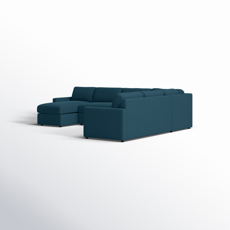 Canapé modulaire large de 150 po Damari, Face à la gauche, Chenille performance espresso Andrew
