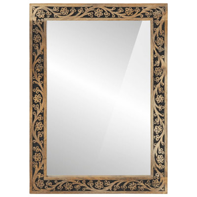 Coulver 50mm W 2.5mm H Wall Mounted Required Framed Medicine Cabinet Mirror Fixed